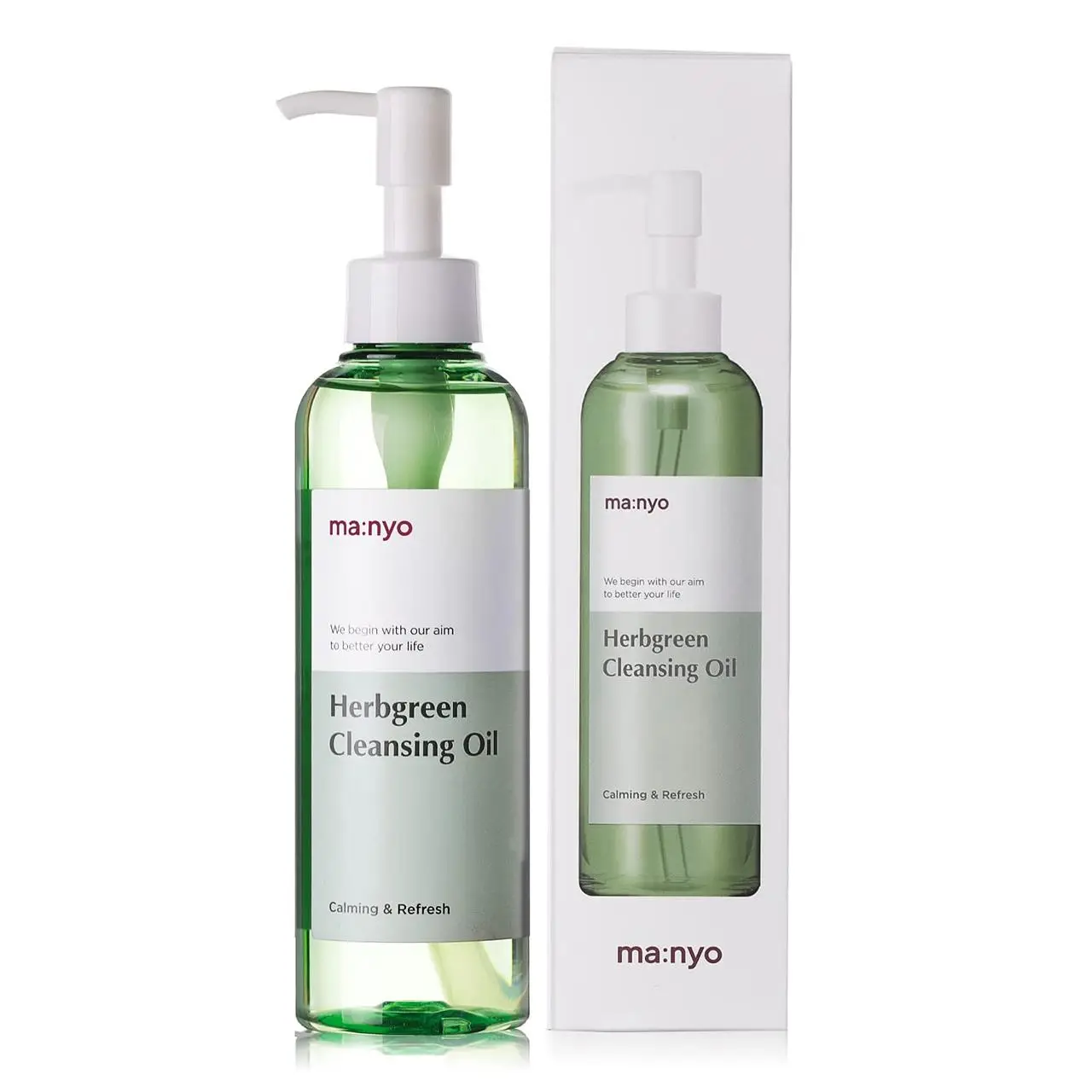 Гідрофільна олія на основі комплексу трав Manyo Factory Herb Green Cleansing Oil