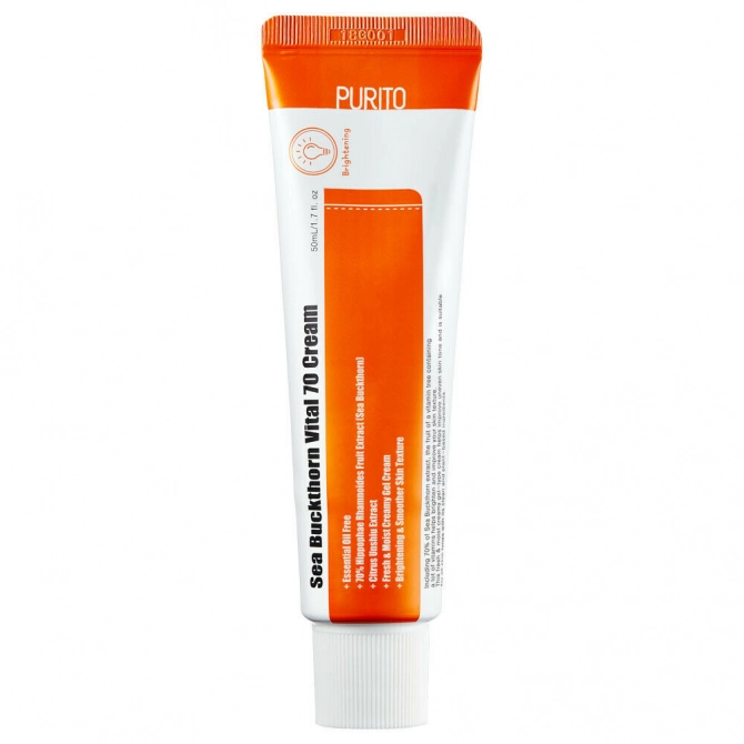 Витаминный крем с экстрактом облепихи Purito Sea Buckthorn Vital 70 Cream, 50 мл