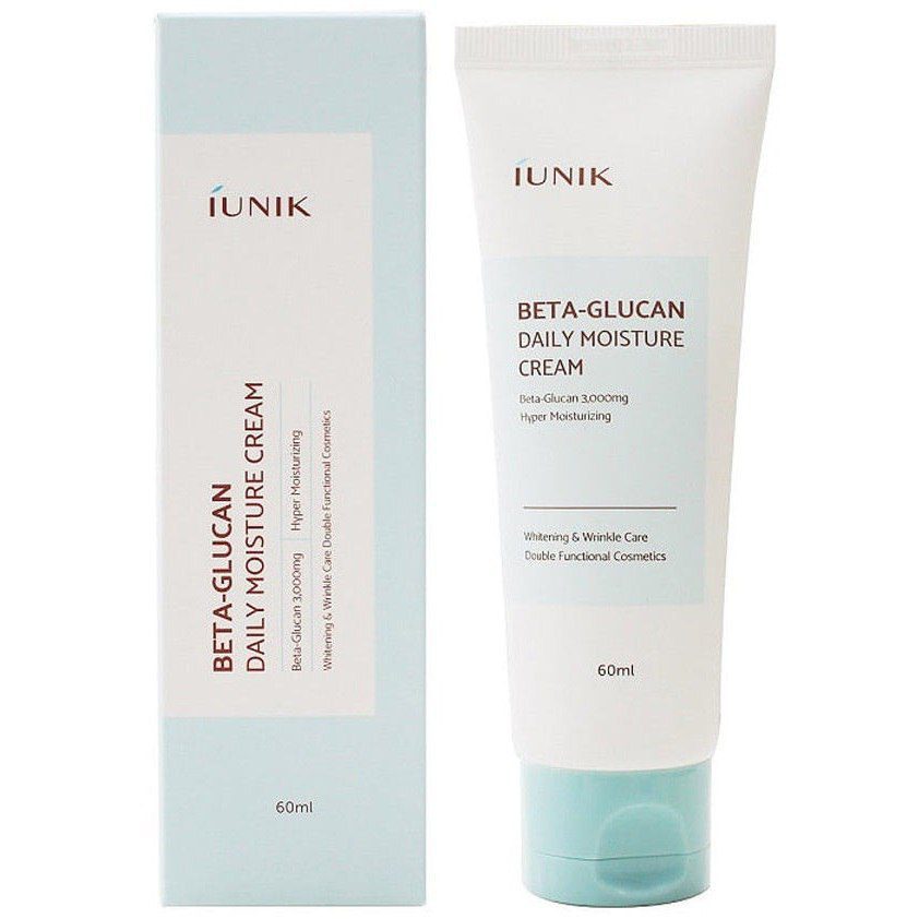 Увлажняющий крем с бета-глюканом Iunik Beta Glucan Daily Moisture Cream, 60 мл