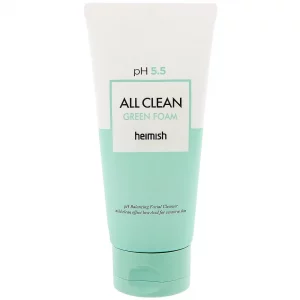 Слабокислотний гель для вмивання Heimish pH 5.5 All Clean Green Foam, 150мл