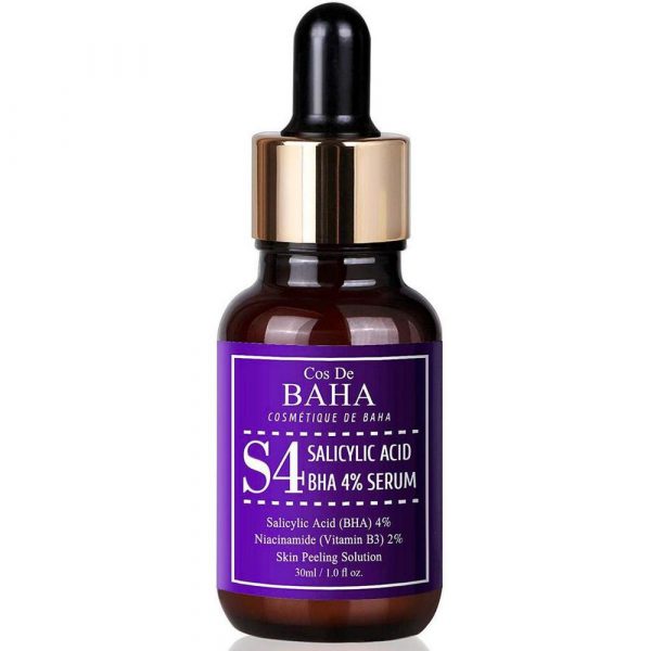 Сыворотка с ВНА кислотой 4% для проблемной кожи Cos De Baha Bha Salicylic Acid 4% Exfoliant Serum, 30мл