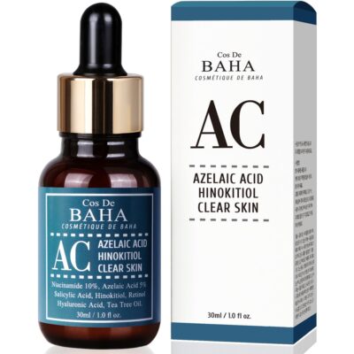 ACNE TREATMENT SERUM AZELAIC ACID 5%, NIACINAMIDE 10%, SALICYLIC ACID, RETINOL, TEA TREE<br>Сироватка проти акне, 30мл