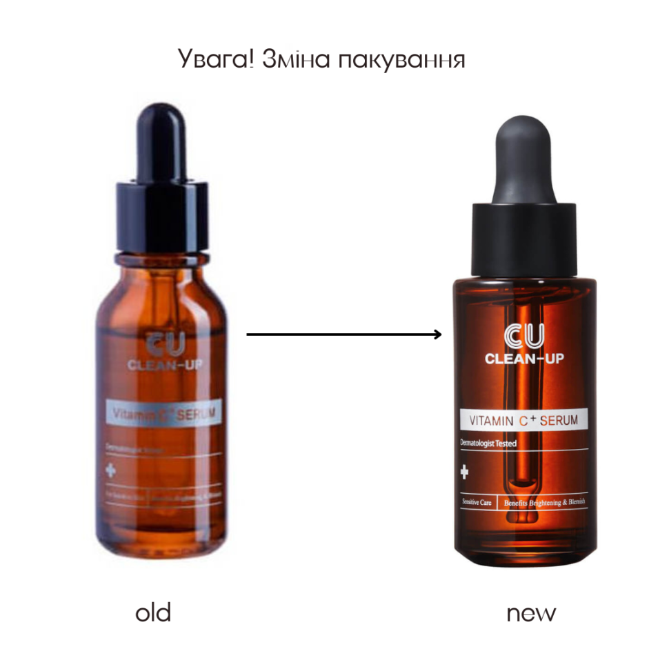 Регенерирующая сыворотка с витамином С Cuskin Clean-Up Vitamin C+ Serum, 20 мл