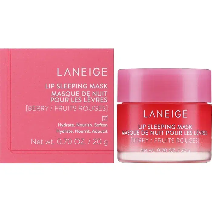Ночная маска для губ с ароматом ягод Laneige Lip Sleeping Mask Berry, 20г.