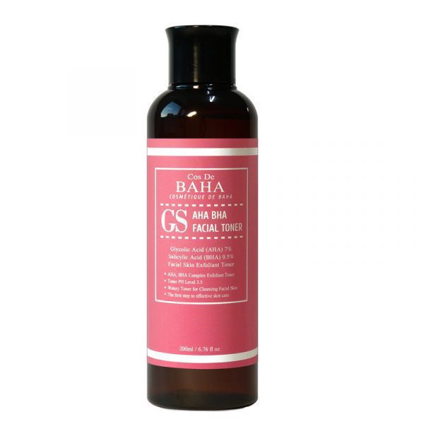 Тонер ексфоліант з кислотами Cos de Baha AHA / BHA GS Toner, 200мл