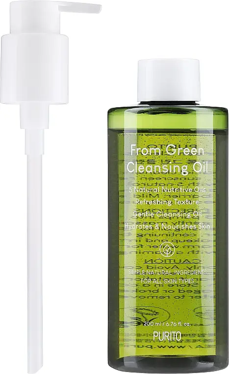 Органическое гидрофильное масло Purito From Green Cleansing Oil, 200 мл