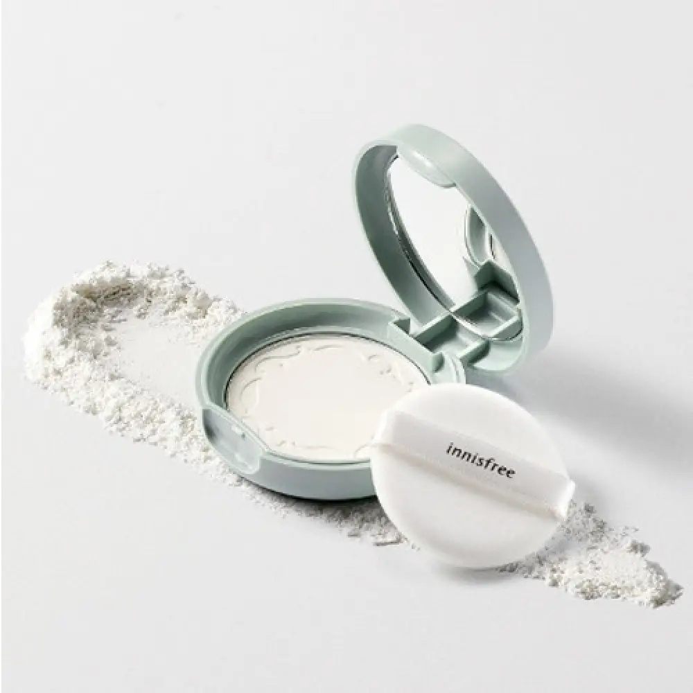 Безбарвна мінеральна матуюча компактна пудра Innisfree No Sebum Mineral Pact, 8.5г.
