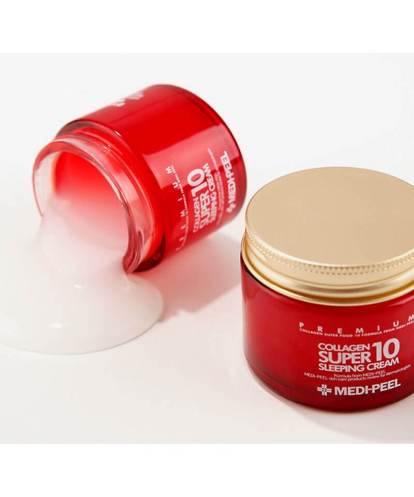Ночной крем с коллагеном Medi-Peel Collagen Super 10 Sleeping Cream, 70мл