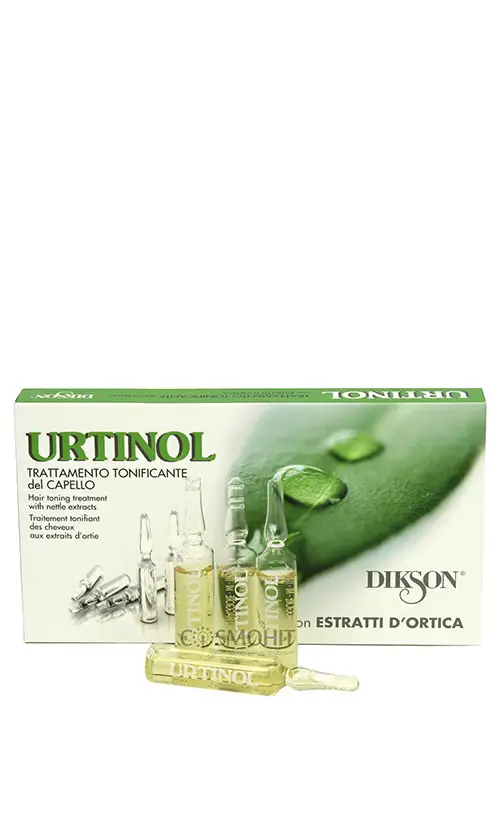 Сыворотка от перхоти для жирной кожи головы Dikson Coiffeur Lozione Purificante Urtinol, 10мл*10амп.
