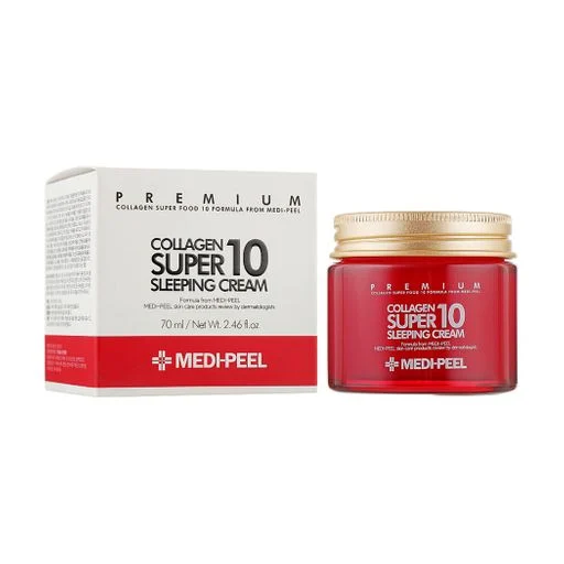Ночной крем с коллагеном Medi-Peel Collagen Super 10 Sleeping Cream, 70мл