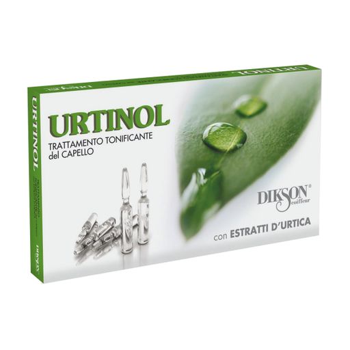 Сыворотка от перхоти для жирной кожи головы Dikson Coiffeur Lozione Purificante Urtinol, 10мл*10амп