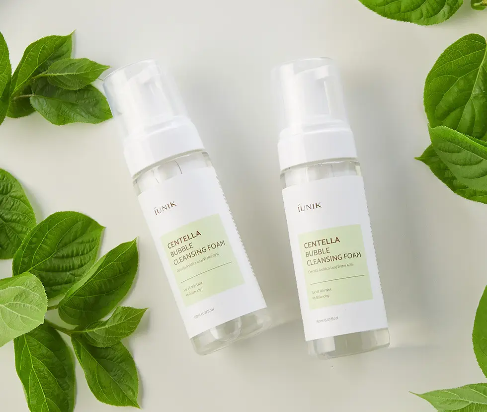 Пенка для умывания с центеллой Iunik Centella Bubble Cleansing Foam, 150 мл
