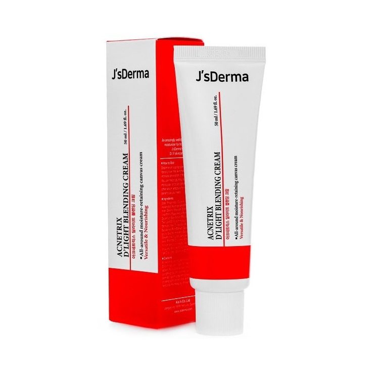 Восстанавливающий крем для проблемной кожи JsDerma Acnetrix Blending Cream, 50 мл