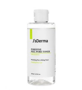 Тонер з AHA-кислотою JsDerma Pore Cleaning Refine Glycolic Acid 1% Toner, 200 мл