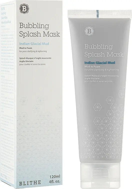 Бульбашкова глиняна сплеш-маска Blithe Bubbling Splash Mask, 120 мл