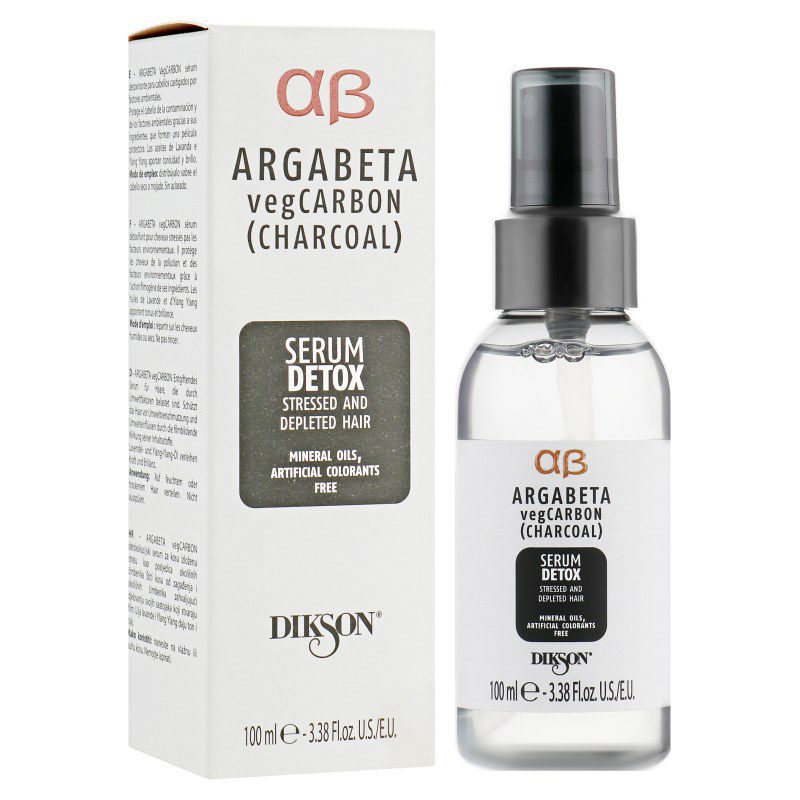 Сироватка термозахист для волосся Dikson Argabeta Carbon Serum Detox, 100 мл