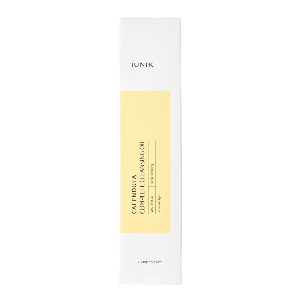 Гидрофильное масло с экстрактом календулы Iunik Calendula Complete Cleansing Oil, 200 мл
