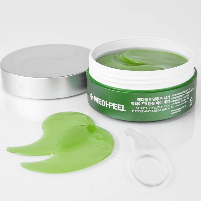 Патчи с центеллой азиатской Medi-Peel Hyaluron Cica Peptide 9 Ampoule Eye Patch