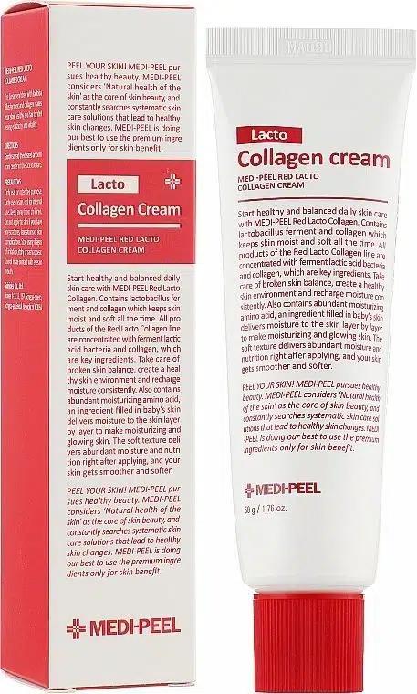 Укрепляющий крем с коллагеном и лактобактериями Medi-Peel Red Lacto Collagen Cream, 50 мл
