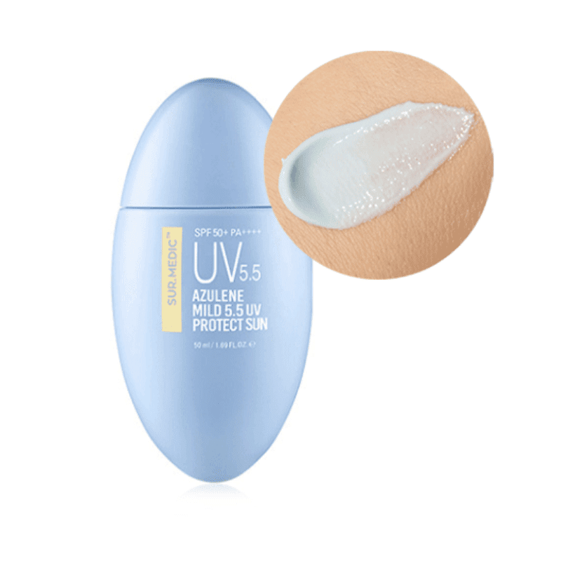Успокаивающий солнцезащитный крем с азуленом Neogen SUR.MEDIC + Azulene Mild 5.5 UV Protect Sun, 50мл