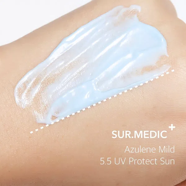 Успокаивающий солнцезащитный крем с азуленом Neogen SUR.MEDIC + Azulene Mild 5.5 UV Protect Sun, 50 мл
