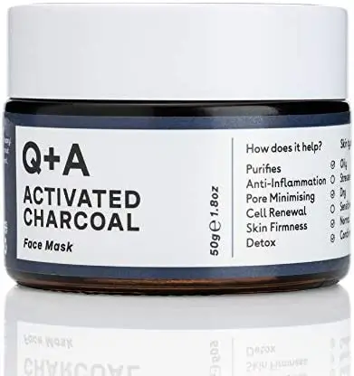 Маска для обличчя з вугіллям Q&A Activated Charcoal Face Mask, 50 г