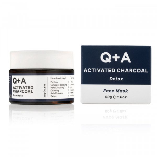 Маска для обличчя з вугіллям Q&A Activated Charcoal Face Mask, 50 г