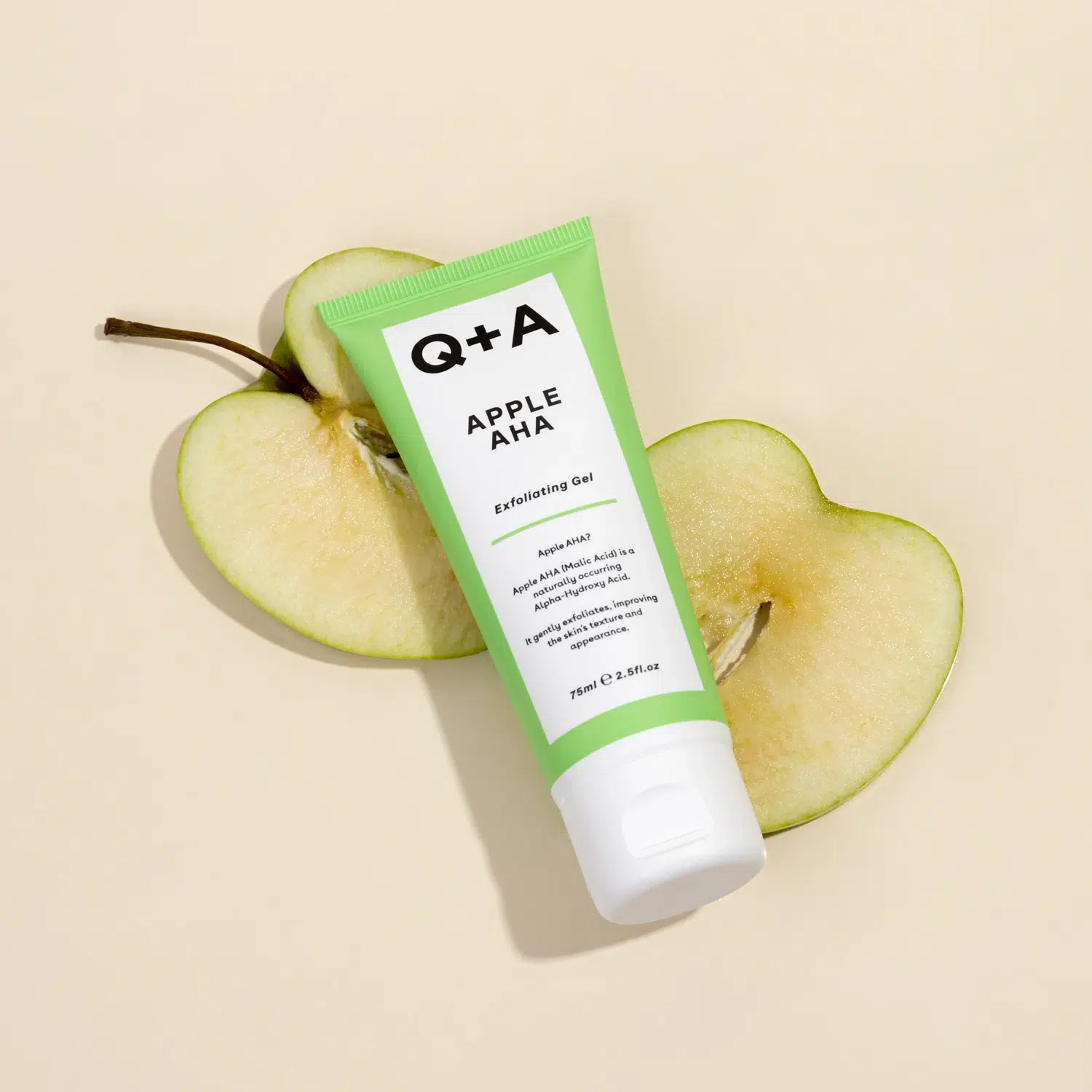 Пілінг-гель з фруктовими кислотами Q&A Apple AHA Exfoliating Gel, 75 мл