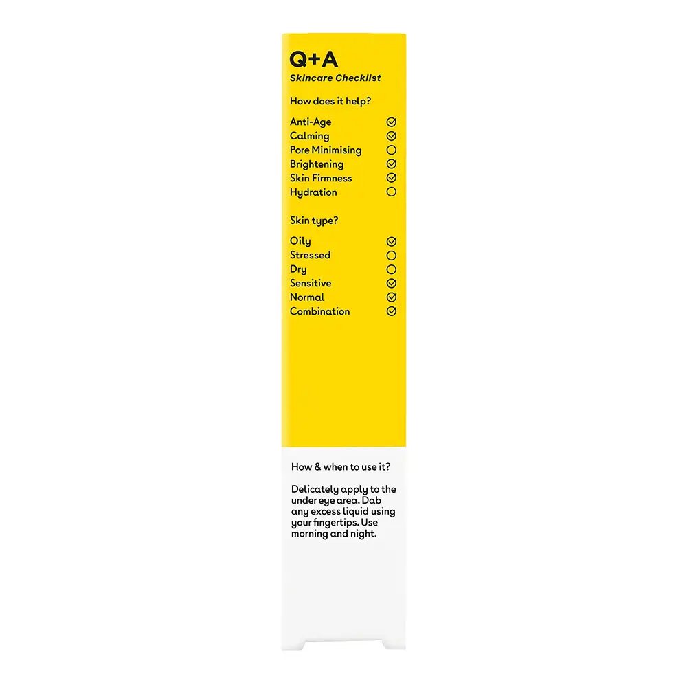 Сироватка для області навколо очей з кофеїном Q&A Caffeine Eye Serum, 15 мл