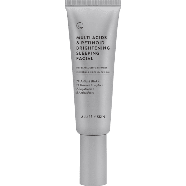 Ночной мультикислотный пилинг с ретинолом Allies of skin Multi Acids Retinoid Brightening Sleeping Facial, 50мл