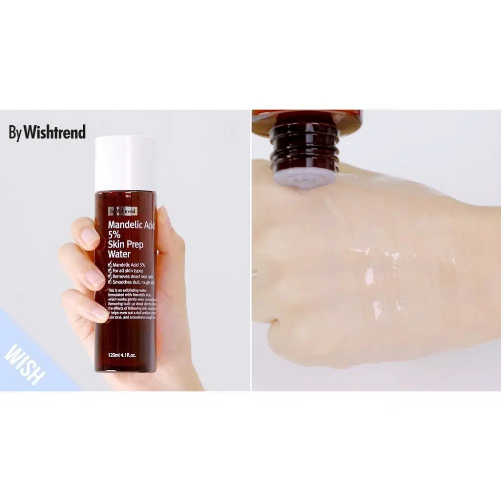 М’який тонік-ексфоліант із мигдальною кислотою By Wishtrend Mandelic Acid 5% Prep Water