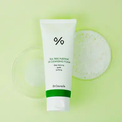 Гель-пенка для умывания с экстрактом чайного дерева Dr. Ceuracle Tea Tree Purifine 30 Cleansing Foam