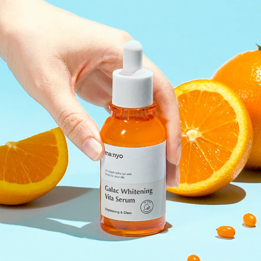 Сыворотка осветляющая с галактомисисом и витаминным комплексом Manyo Galac Whitening Vita Serum, 50мл