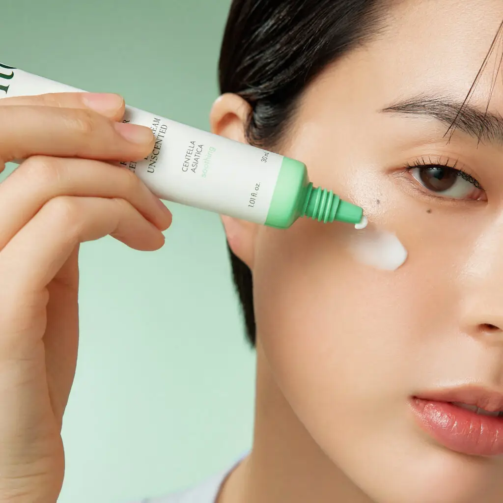 Крем для век с центеллой и пептидами без эфирных масел Purito Seoul Wonder Releaf Centella Eye Cream Unscented, 30 мл
