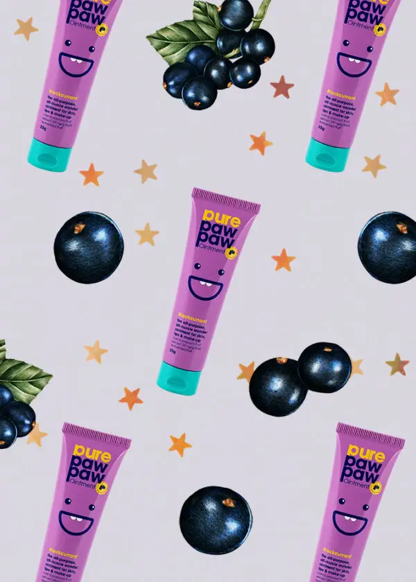 Бальзам для губ з ароматом чорної смородини Pure Paw Paw Blackcurrant