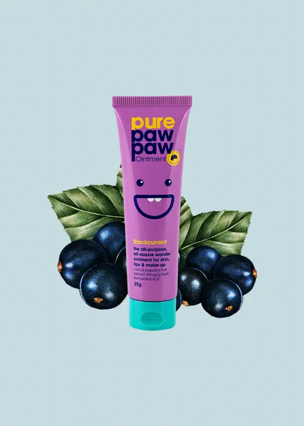 Бальзам для губ з ароматом чорної смородини Pure Paw Paw Blackcurrant