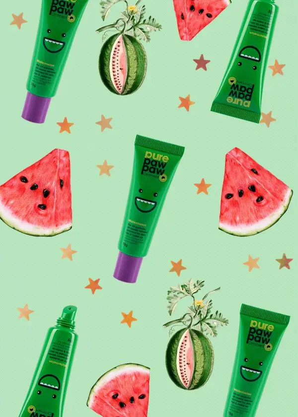 Бальзам для губ с ароматом арбуза Pure Paw Paw Watermelon