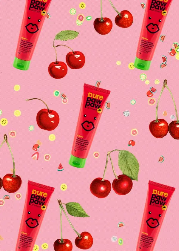 Бальзам для губ з ароматом вишні Pure Paw Paw Cherry