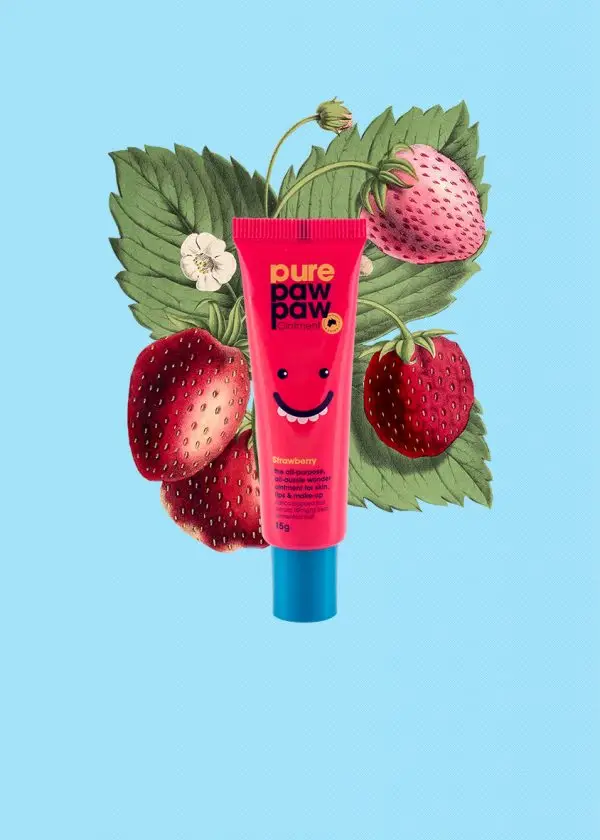 Бальзам для губ с ароматом клубники Pure Paw Paw Strawberry