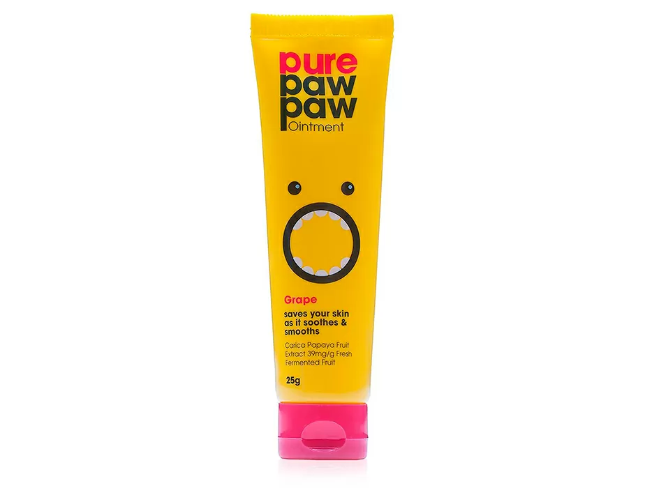 Бальзам для губ з ароматом винограду Pure Paw Paw Grape