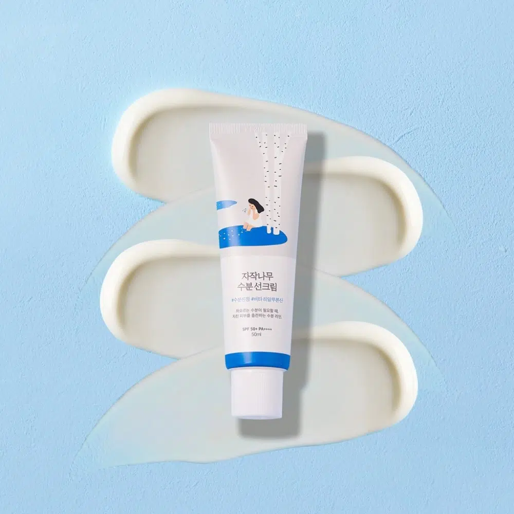 Увлажняющий солнцезащитный крем с березовым соком ROUND LAB Birch Juice Moisturizing Sunscreen, 50 мл