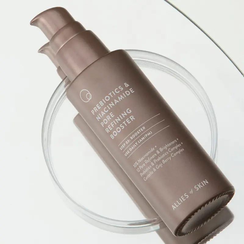 Бустер з пребіотиками і ніацинамідом Allies of skin Prebiotics and Niacinamide Pore Refining Booster, 50 мл