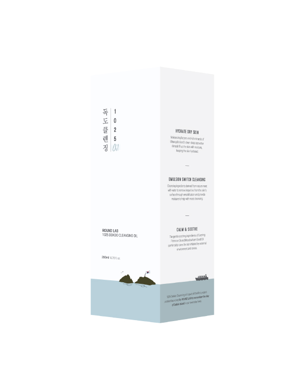 М’яка гідрофільна олія ROUND LAB 1025 Dokdo Cleansing Oil, 200 мл