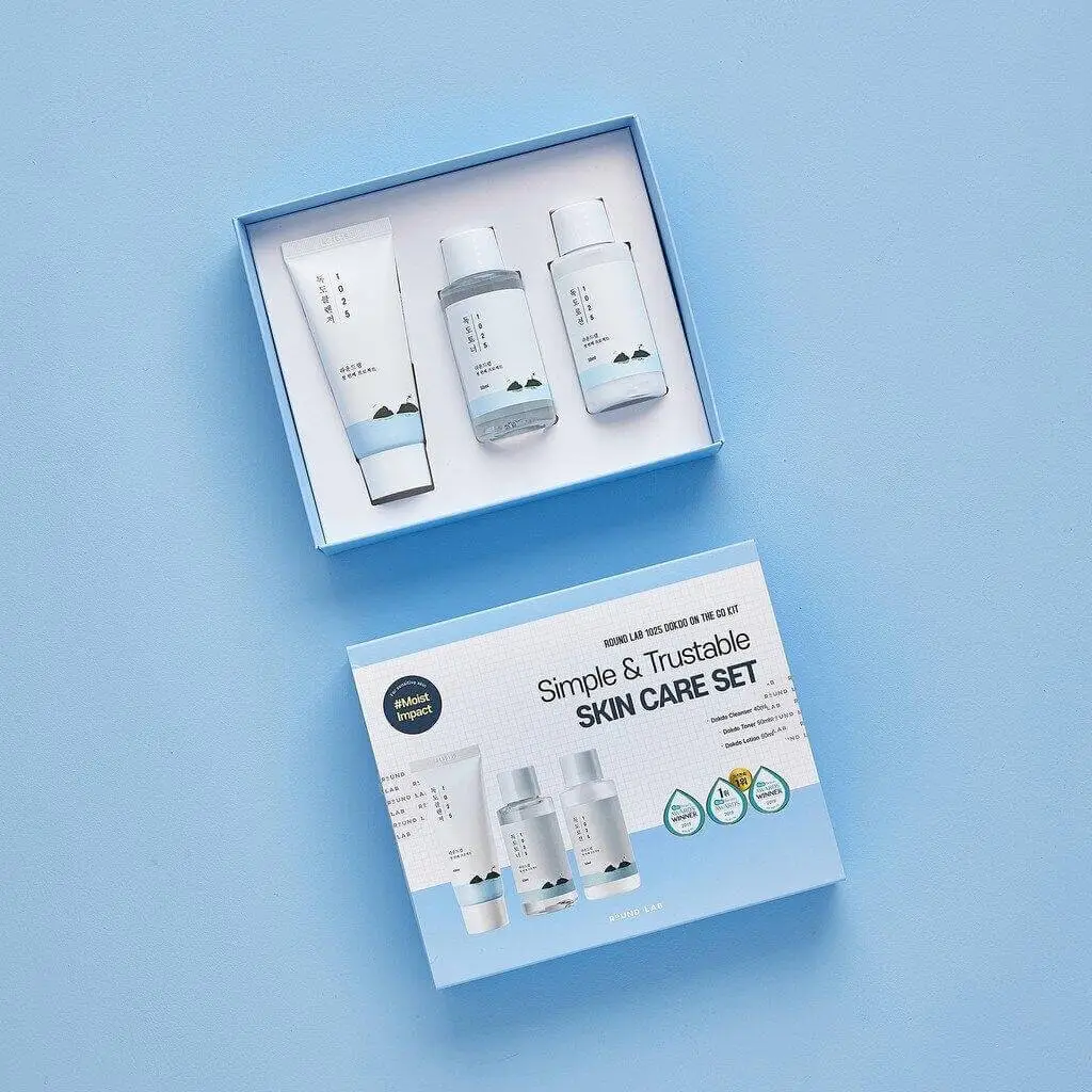 Набір мініатюр засобів із морською водою ROUND LAB 1025 Dokdo On The Go Kit