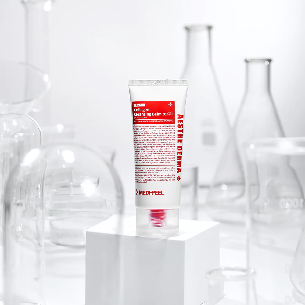 Гидрофильный бальзам с пробиотиками и коллагеном Medi-Peel Red Lacto Balm To Oil, 100 мл до 15.01.2026