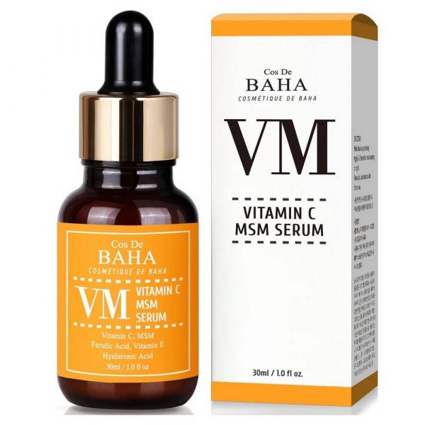 Сыворотка с витамином C, феруловой кислотой и витамином Е Cos De Baha VM Vitamin C MSM Serum, 30мл