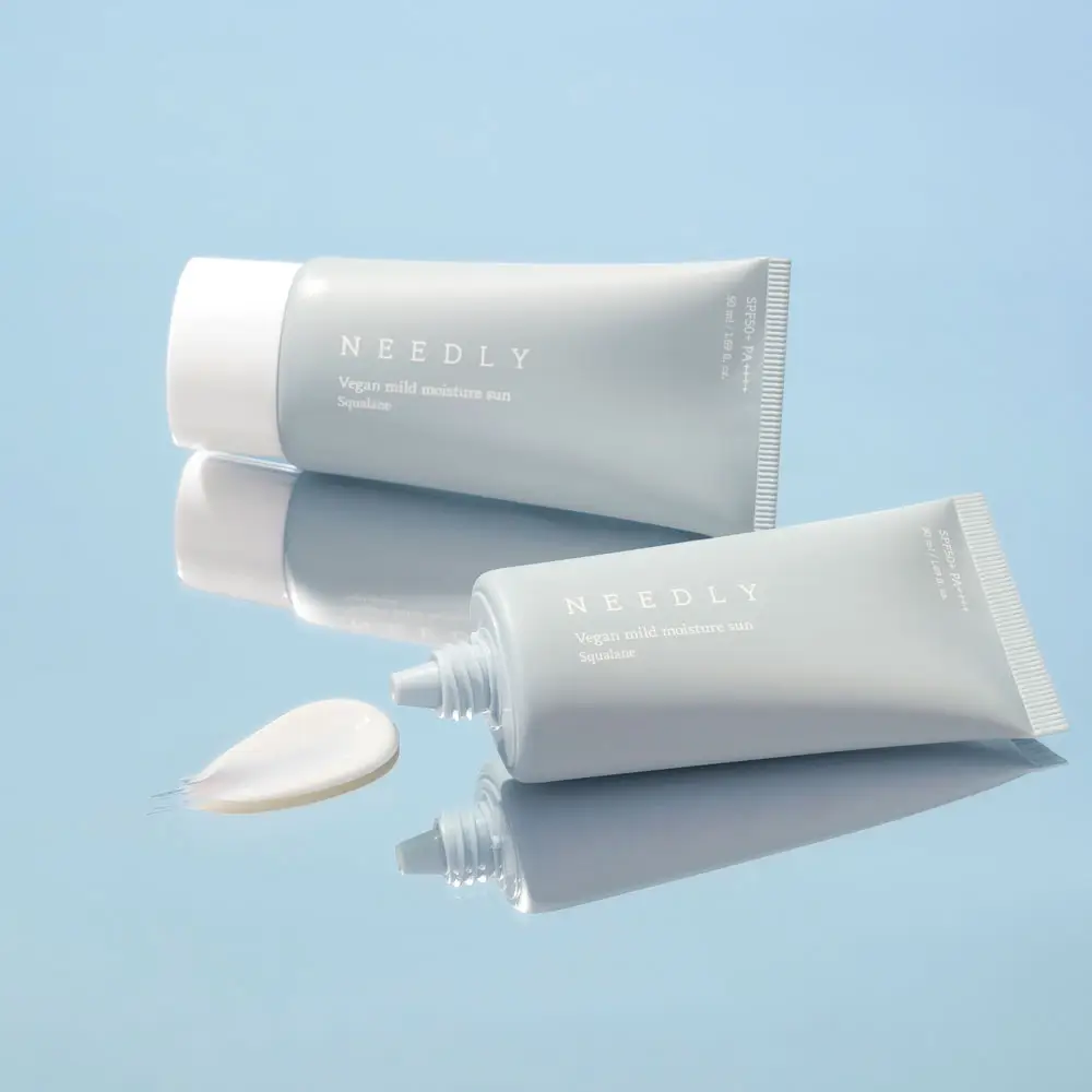 Зволожуючий сонцезахисний крем із рослинним скваланом Needly Vegan Mild Moisture Sun SPF 50+ PA++++