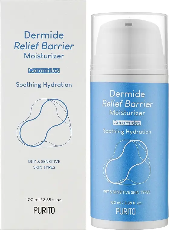 Зволожуючий бар’єрний крем Purito Dermide Relief Barrier Moisturizer, 100 мл