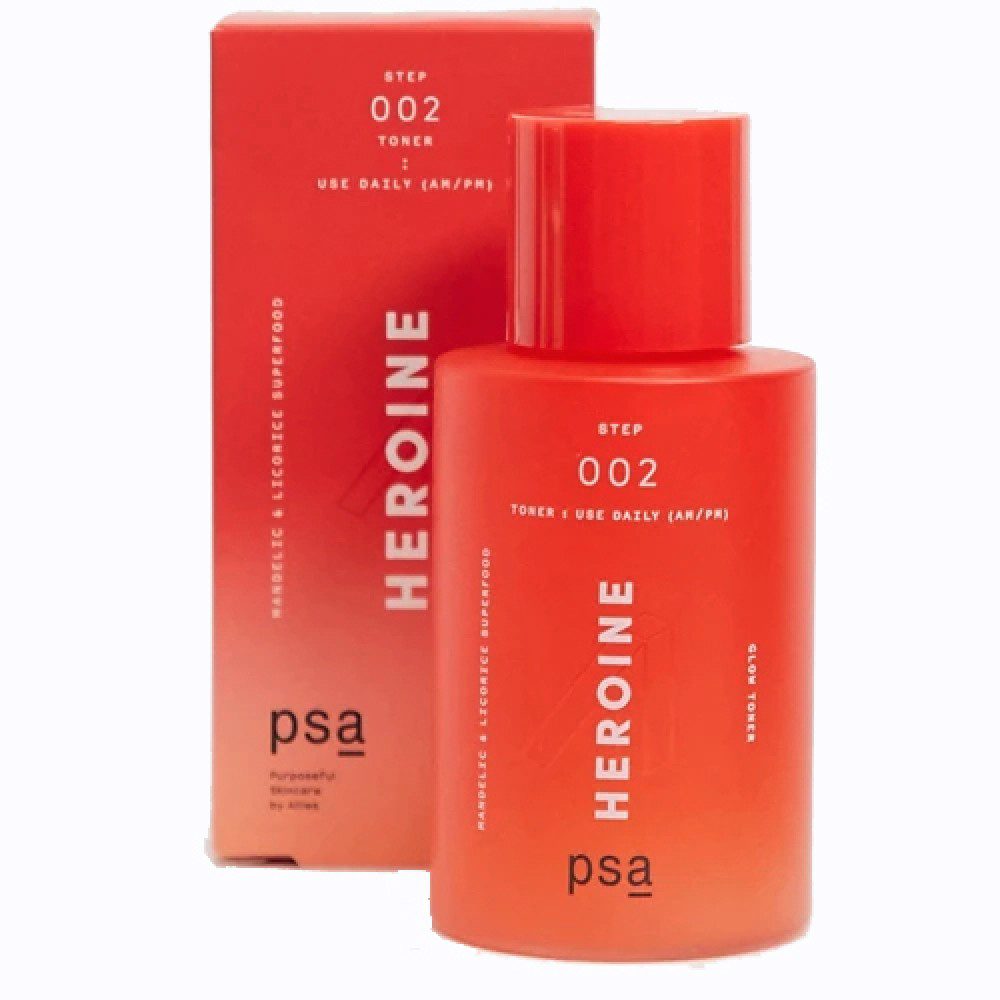 Тонер с миндальной кислотой PSA Heroine Mandelic Licorice Superfood Glow Toner, 100мл