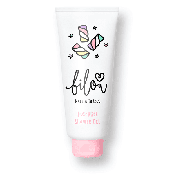 Гель для душу з ароматом малини та фруктового солодкого маршмеллоу Bilou Chewy Sweets Shower Gel, 200 мл